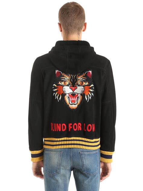 gucci angry cat cotten jacket